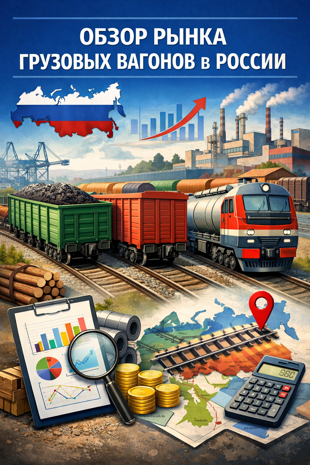 # Рынок грузовых вагонов России 2025–2028: аналитический обзор, прогноз и инвестиционные возможности