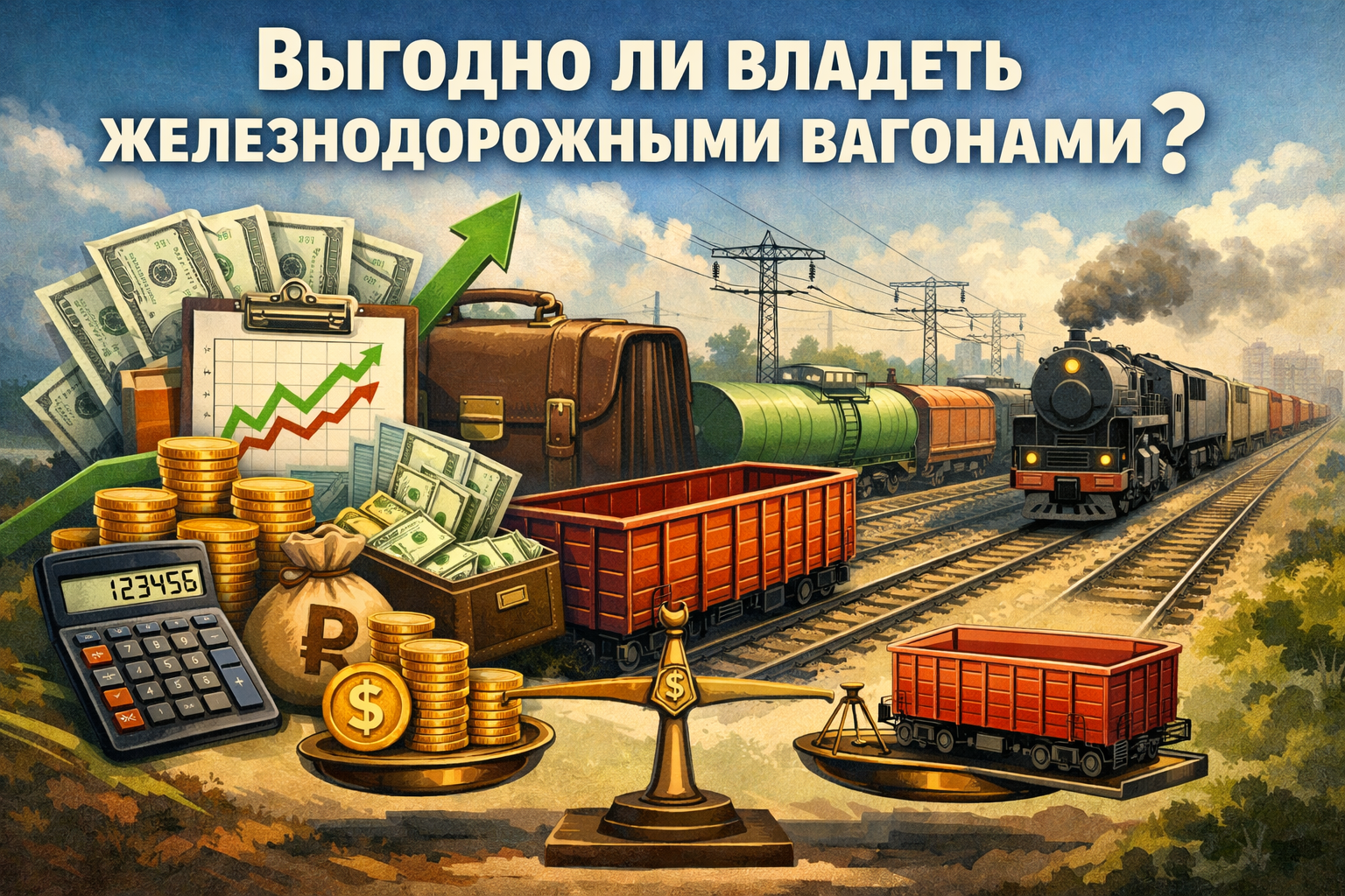 Выгодно ли владеть железнодорожными вагонами?